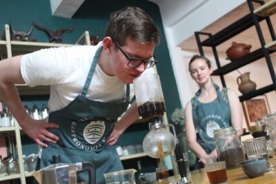 Oaxaca Coffee Tasting - Where you start: Centro meeting point and the Espacio Mezcal setting