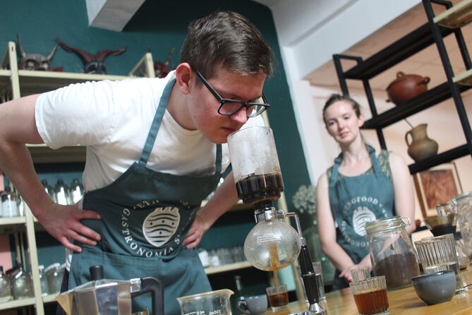 Oaxaca Coffee Tasting - Where you start: Centro meeting point and the Espacio Mezcal setting