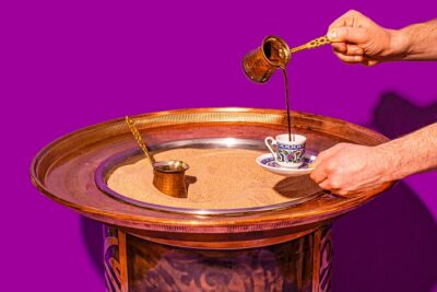 Turkish Coffee Fortune Reading - The 90 Minutes: Hot Sand, Turkish Delight, and a Screen Full of Symbols